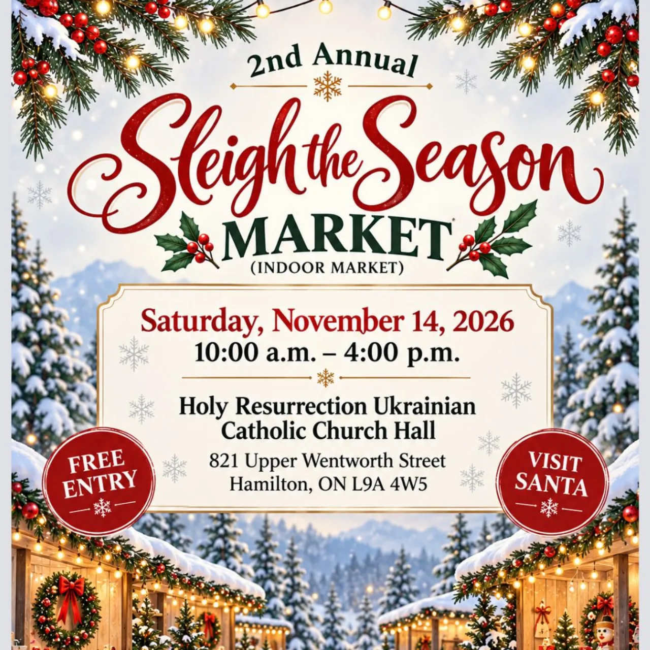 2nd Annual Sleigh The Season Market